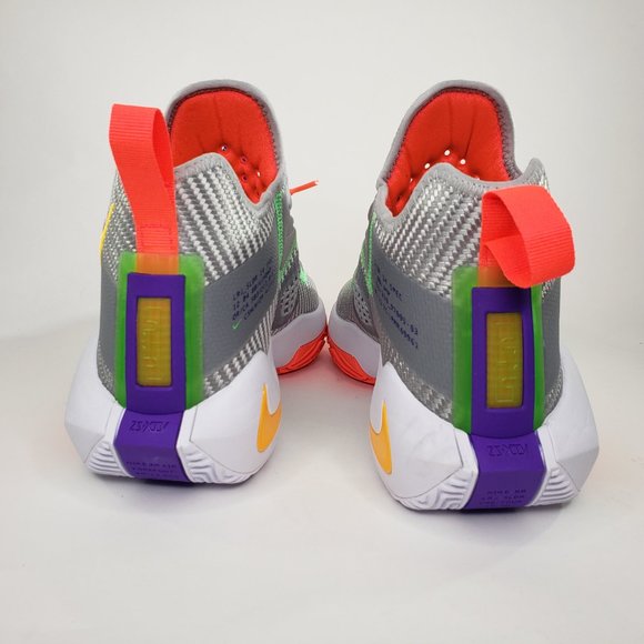 Nike Lebron Soldier XIV Lace Up Gray Orange Basket main image 6